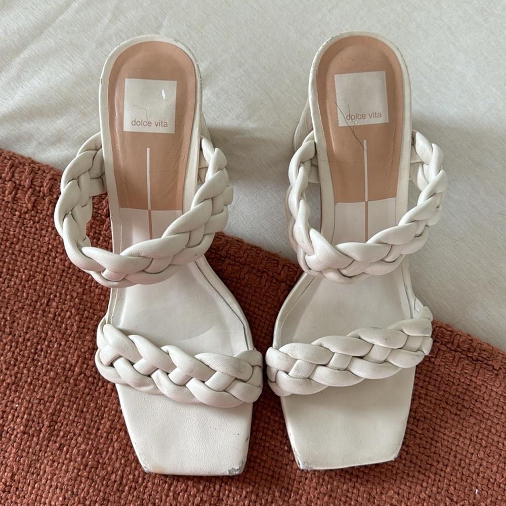 Dolce Vita Pailey Heels, Ivory Stella - Size 8.5 - Picture 2 of 7